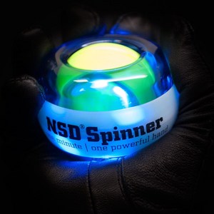 NSD스피너 손목 운동 자이로볼, 라이트 블루