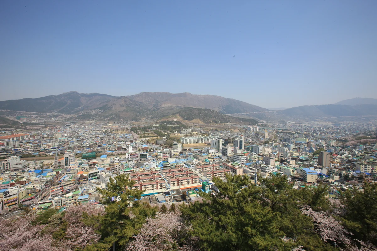 황산공원 - 양산시전시 여행