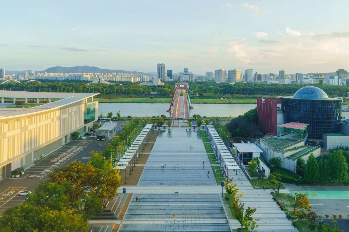 엑스포다리 & 갑천변 (대전) - 여행 여행